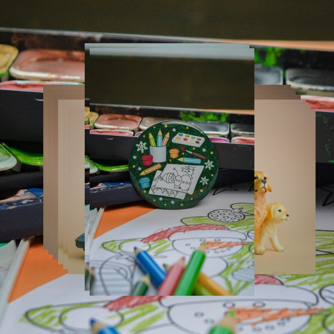 Einzelner Magnet: Kreativ zur Weihnachtszeit